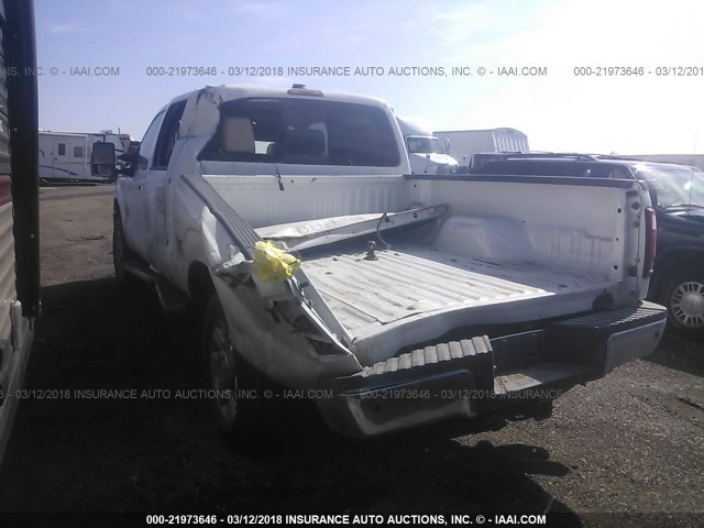 1FT8W3BT6CEB21925 - 2012 FORD F350 SUPER DUTY WHITE photo 3