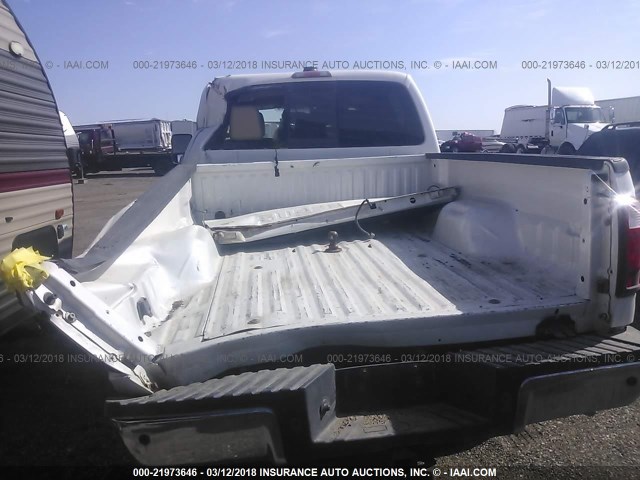 1FT8W3BT6CEB21925 - 2012 FORD F350 SUPER DUTY WHITE photo 8