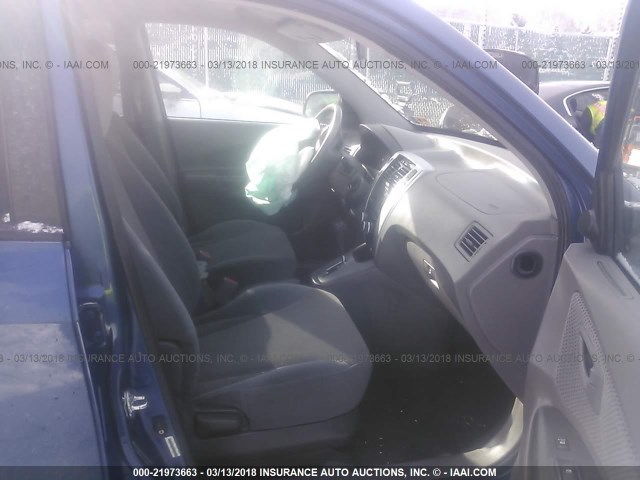 KM8JN12D28U889816 - 2008 HYUNDAI TUCSON SE/LIMITED BLUE photo 5