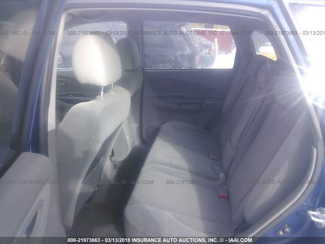 KM8JN12D28U889816 - 2008 HYUNDAI TUCSON SE/LIMITED BLUE photo 8