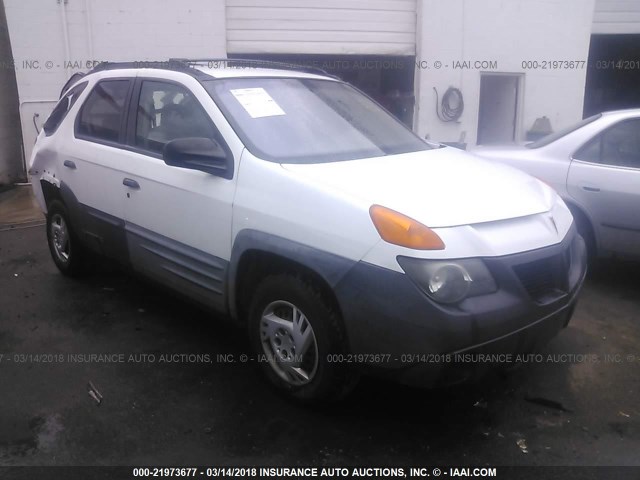 3G7DA03E21S533501 - 2001 PONTIAC AZTEK WHITE photo 1