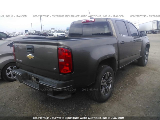 1GCGSCEA7G1214497 - 2016 CHEVROLET COLORADO LT BROWN photo 4