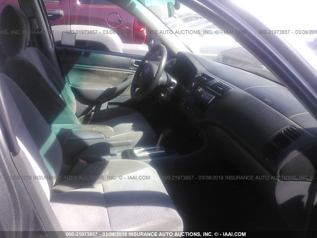 1HGES16305L016388 - 2005 HONDA CIVIC DX VP 灰色 照片 5