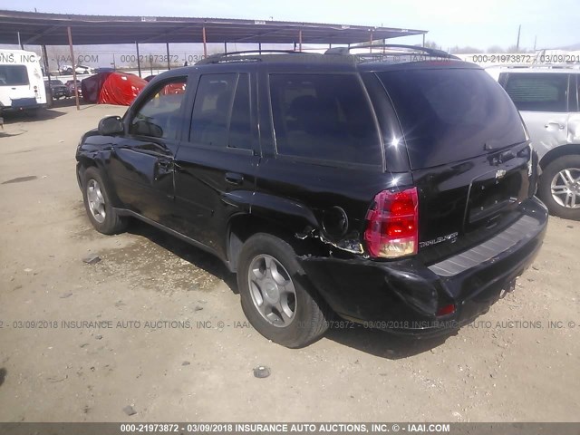 1GNDS13S582243678 - 2008 CHEVROLET TRAILBLAZER LS/LT BLACK photo 6