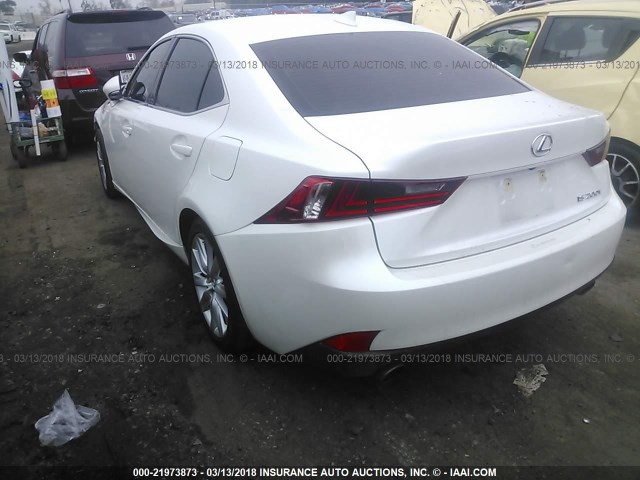 JTHBA1D21G5026223 - 2016 LEXUS IS 200T WHITE photo 3