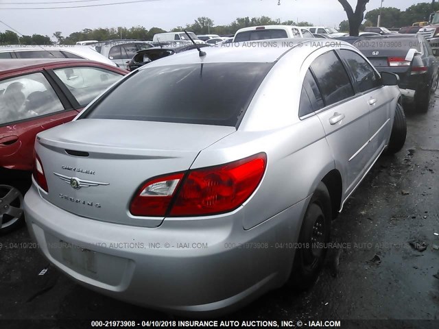 1C3LC46BX9N536835 - 2009 CHRYSLER SEBRING LX SILVER photo 4