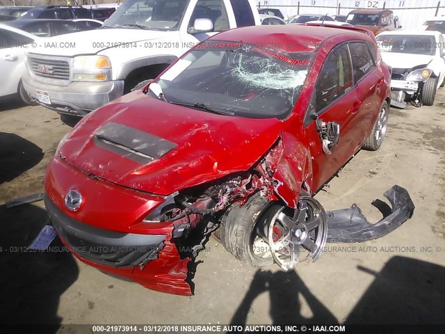 JM1BL1L42C1527704 - 2012 MAZDA SPEED 3 RED photo 2