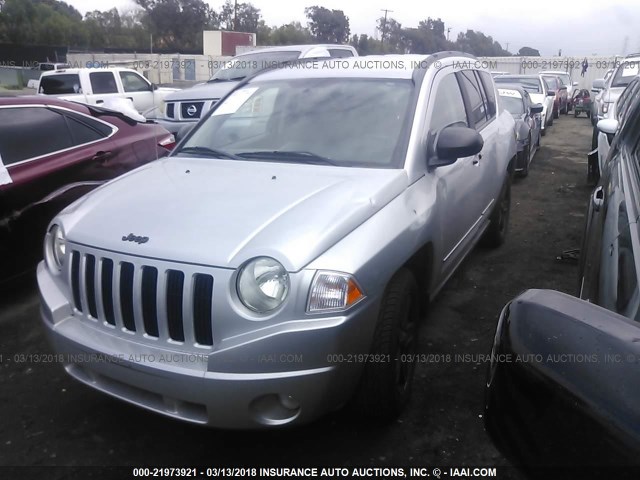 1J4NT4FB9AD560441 - 2010 JEEP COMPASS SPORT SILVER photo 2