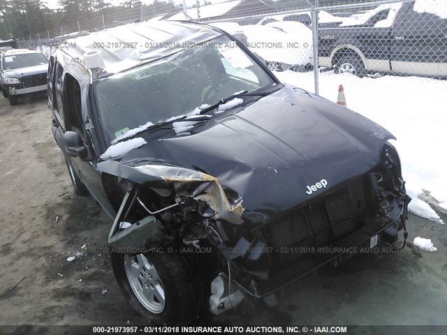 1J4GL48K55W550263 - 2005 JEEP LIBERTY SPORT 黑色 照片 1