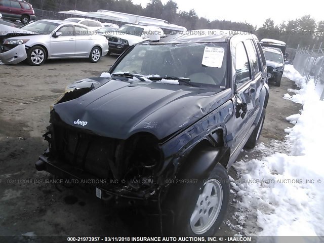 1J4GL48K55W550263 - 2005 JEEP LIBERTY SPORT 黑色 照片 2