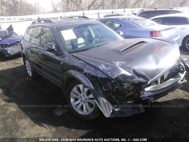 4S4BP63C086313597 - 2008 SUBARU OUTBACK 2.5XT LIMITED GRAY photo 1