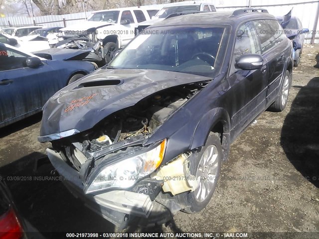 4S4BP63C086313597 - 2008 SUBARU OUTBACK 2.5XT LIMITED GRAY photo 2