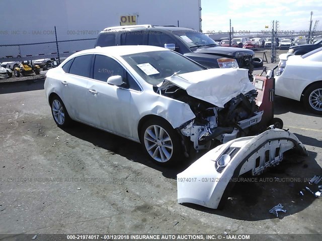 1G4PS5SK1F4168702 - 2015 BUICK VERANO WHITE photo 1