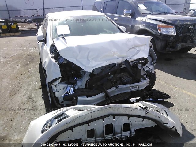 1G4PS5SK1F4168702 - 2015 BUICK VERANO WHITE photo 6