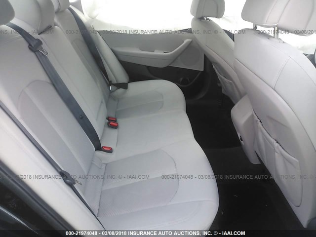 5NPE24AF9GH398493 - 2016 HYUNDAI SONATA SE BLACK photo 8