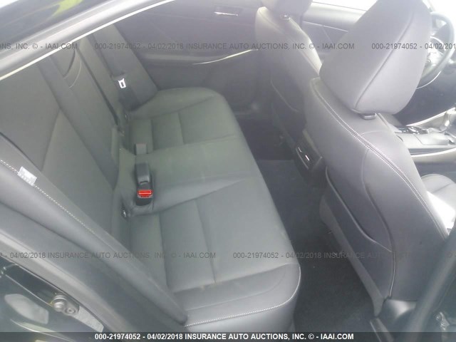 JTHBF1D23E5017134 - 2014 LEXUS IS 250 BLACK photo 8