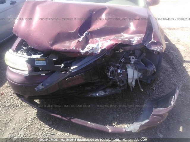 1G1NE52J116207529 - 2001 CHEVROLET MALIBU LS 栗色 照片 6