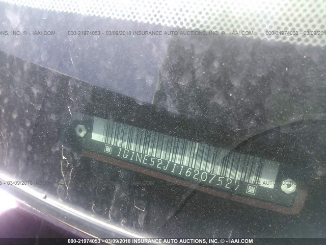 1G1NE52J116207529 - 2001 CHEVROLET MALIBU LS 栗色 照片 9