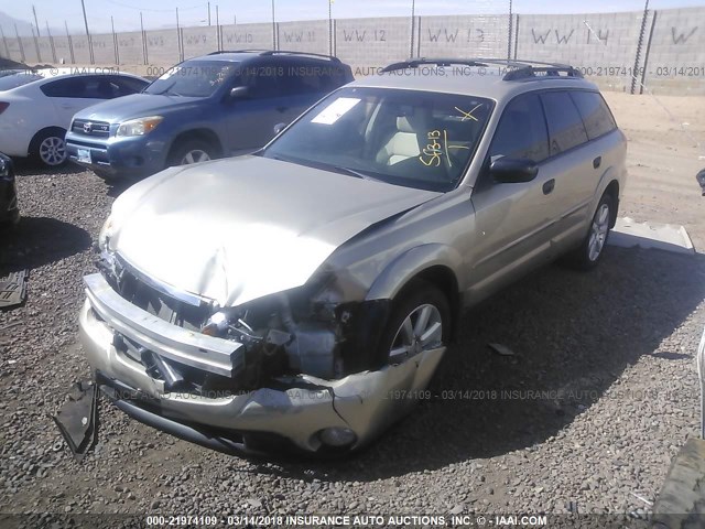 4S4BP61C486343592 - 2008 SUBARU OUTBACK 2.5I TAN photo 2