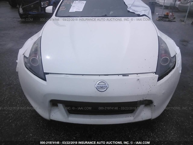 JN1AZ4EH2BM550900 - 2011 NISSAN 370Z TOURING/NISMO WHITE photo 6