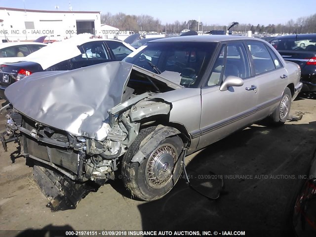 1G4HP52K1TH439560 - 1996 BUICK LESABRE CUSTOM GOLD photo 2