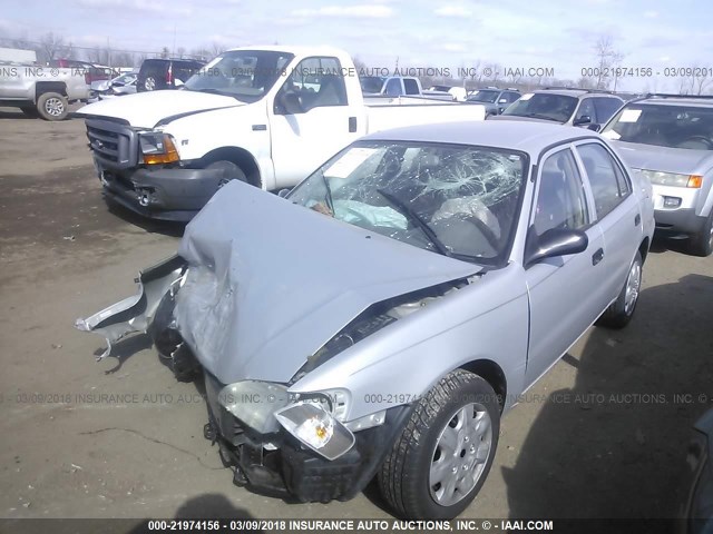 1NXBR12E2XZ226066 - 1999 TOYOTA COROLLA VE/CE/LE 银色 照片 2