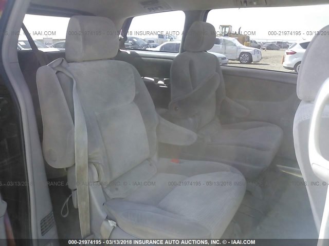 5TDZK23C47S052645 - 2007 TOYOTA SIENNA CE/LE MAROON photo 8