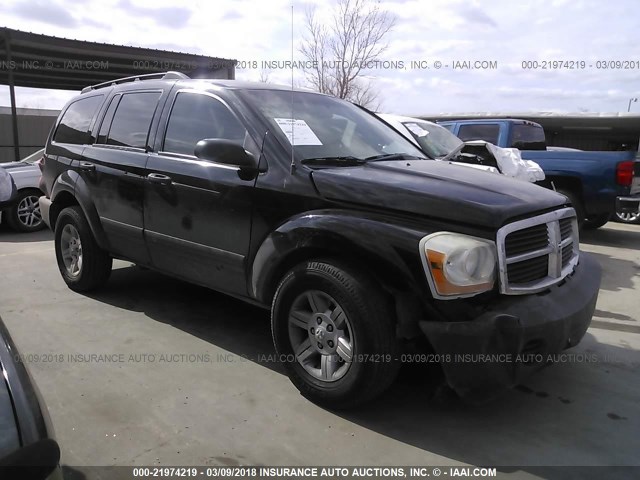 1D4HB38N75F620138 - 2005 DODGE DURANGO ST BLACK photo 1