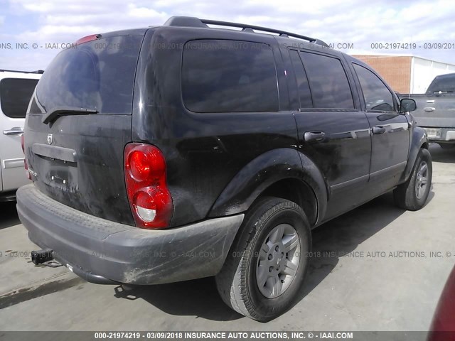 1D4HB38N75F620138 - 2005 DODGE DURANGO ST BLACK photo 4