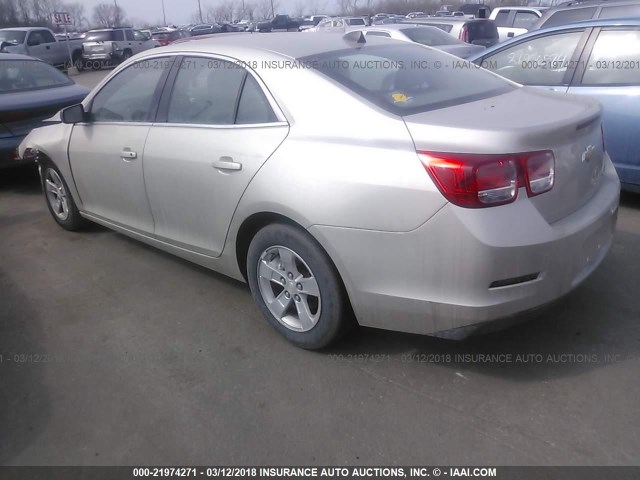 1G11B5SL3EF187749 - 2014 CHEVROLET MALIBU LS GOLD photo 3