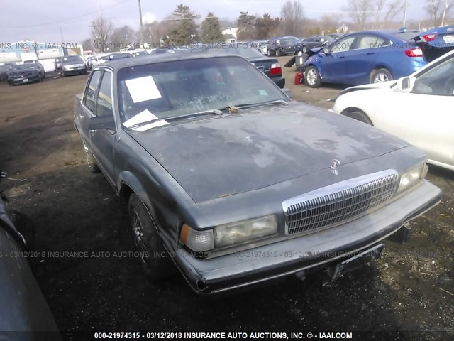 1G4AH54R6N6493587 - 1992 BUICK CENTURY CUSTOM GRAY photo 1