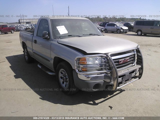 1GTEC14X16Z111462 - 2006 GMC NEW SIERRA C1500 TAN photo 1