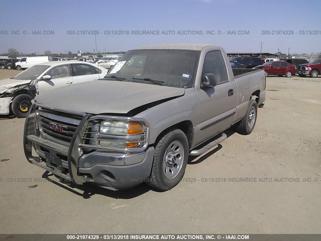 1GTEC14X16Z111462 - 2006 GMC NEW SIERRA C1500 TAN photo 2