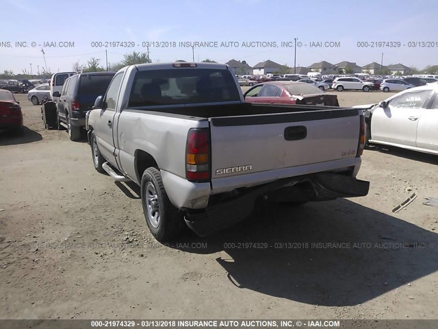 1GTEC14X16Z111462 - 2006 GMC NEW SIERRA C1500 TAN photo 3