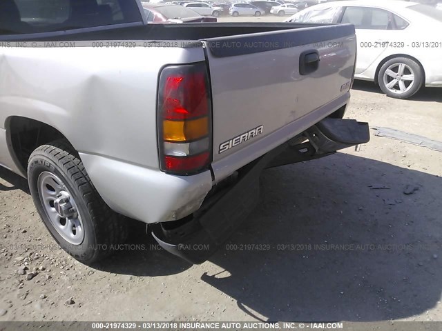 1GTEC14X16Z111462 - 2006 GMC NEW SIERRA C1500 TAN photo 6