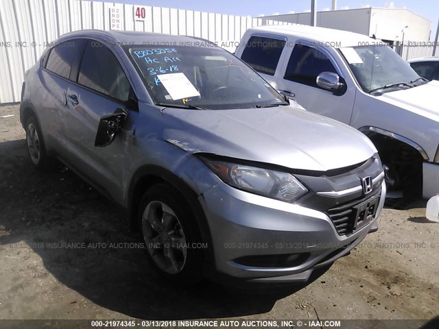 3CZRU5H7XHM715137 - 2017 HONDA HR-V EXL SILVER photo 1