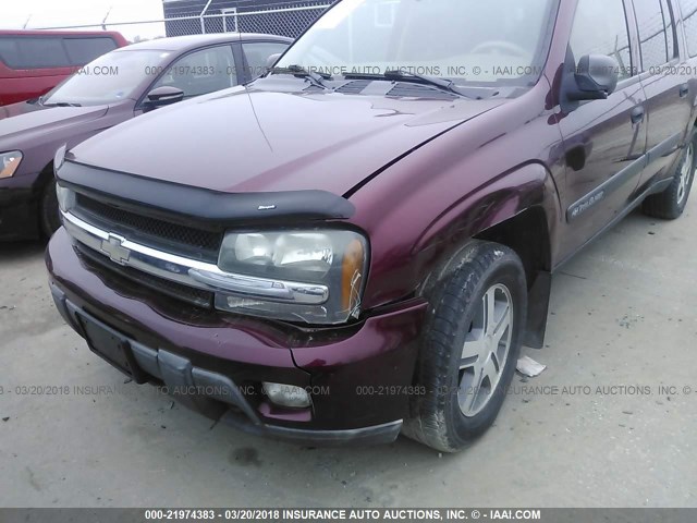 1GNET16S446224992 - 2004 CHEVROLET TRAILBLAZER EXT LS/EXT LT MAROON photo 6