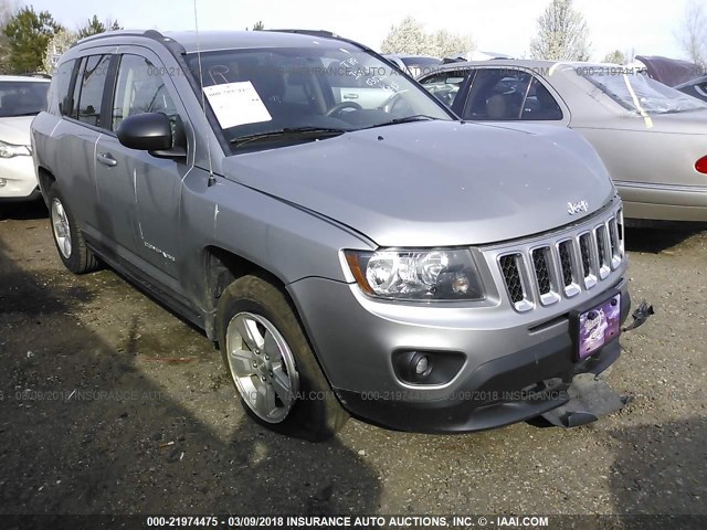 1C4NJCBA1FD198258 - 2015 JEEP COMPASS SPORT GRAY photo 1