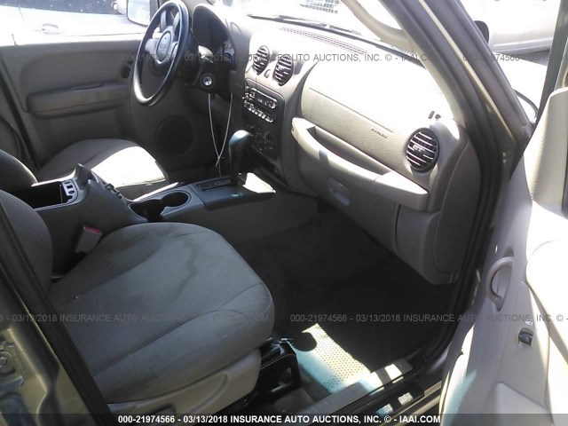 1J4GK48K64W202828 - 2004 JEEP LIBERTY SPORT 香槟色 照片 5