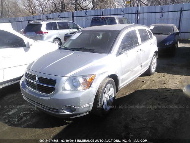 1C3CDWDA5CD536953 - 2012 DODGE CALIBER SXT SILVER photo 2