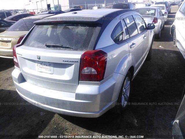 1C3CDWDA5CD536953 - 2012 DODGE CALIBER SXT SILVER photo 4