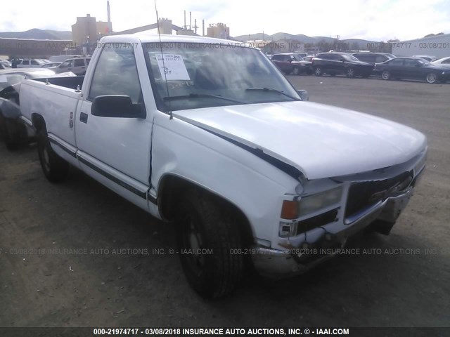 1GTEC14M1WZ528425 - 1998 GMC SIERRA C1500 WHITE photo 1