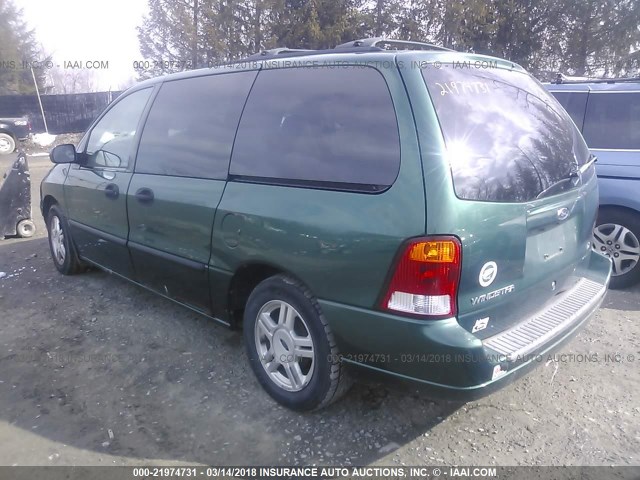 2FMZA51432BB68439 - 2002 FORD WINDSTAR LX GREEN photo 3