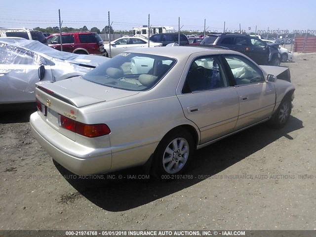 4T1BG22K2YU733536 - 2000 TOYOTA CAMRY CE/LE/XLE 金色 照片 4