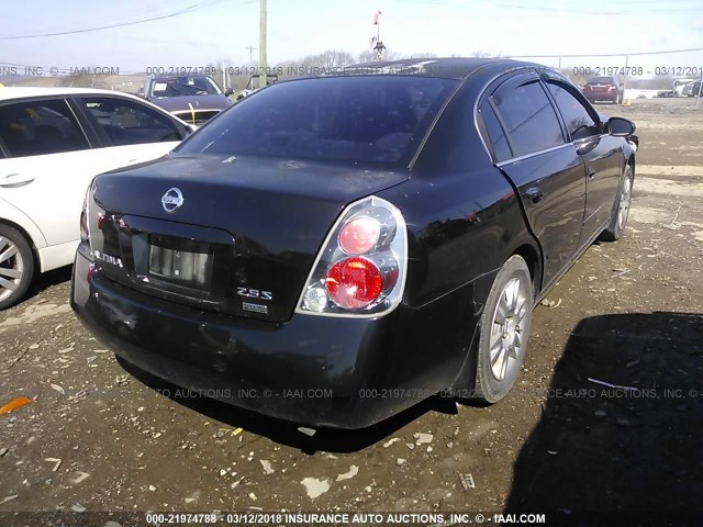 1N4AL11D16N440619 - 2006 NISSAN ALTIMA S/SL BLACK photo 4