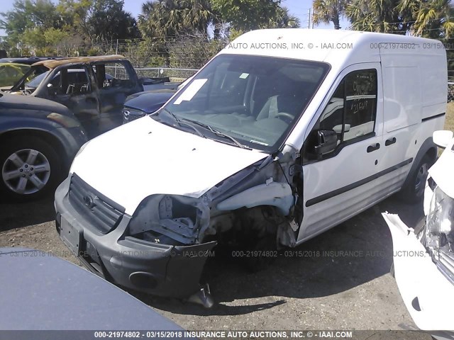 NM0LS7CN9AT026035 - 2010 FORD TRANSIT CONNECT XL WHITE photo 2