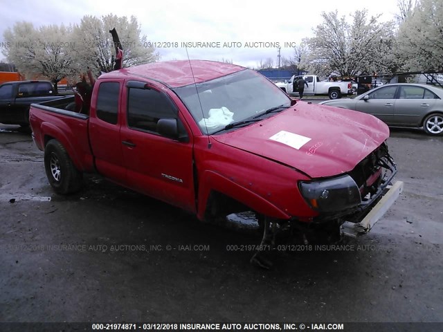 5TEUU42N46Z165483 - 2006 TOYOTA TACOMA ACCESS CAB Қызыл фото 1
