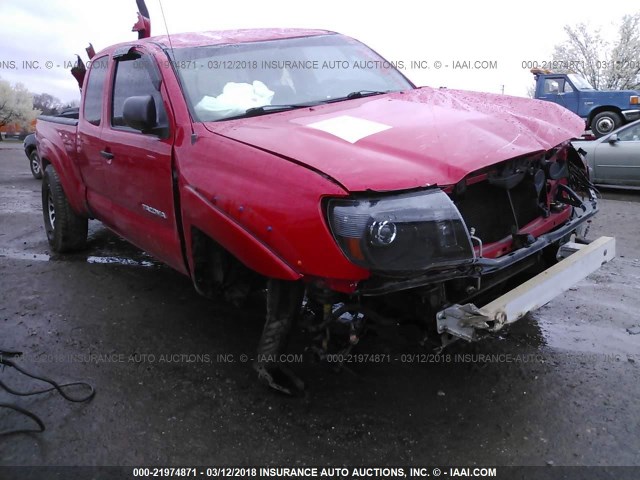 5TEUU42N46Z165483 - 2006 TOYOTA TACOMA ACCESS CAB Қызыл фото 6