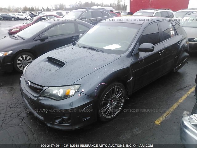 JF1GR8H65CL226524 - 2012 SUBARU IMPREZA WRX STI GRAY photo 2