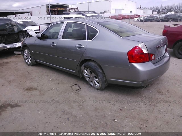 JNKAY01E66M109702 - 2006 INFINITI M35 SPORT GRAY photo 3